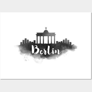 Berlin watercolor Posters and Art